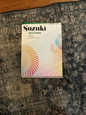 Suzuki Cello School Volume 3 Cello Part International Edition Alfred Brand NEW