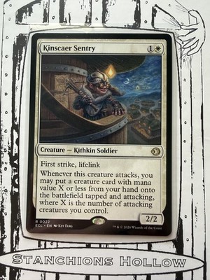 MTG Kinscaer Sentry - Lorwyn Eclipsed (ECL) R 0022 Near Mint