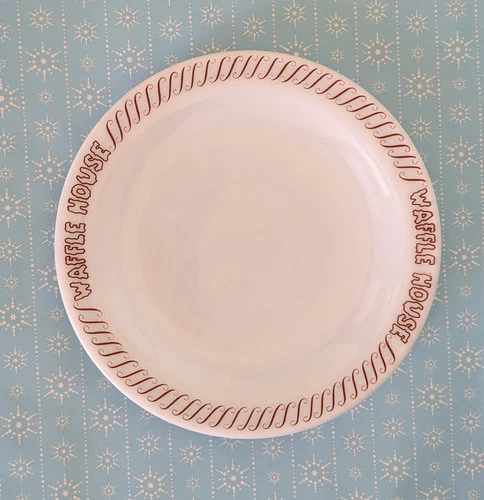 Waffle House 9" Plate - Anchor Hocking/Fire King - Vintage Restaurant Ware