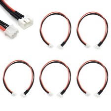 JST-XH 2S Balance Plug Extension Lead Wire 200mm 5 PCS for LiPo Battery Balan...