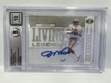 Joe Montana Signed 2020 Panini Illusions Living Legends BGS 10 Auto RARE!
