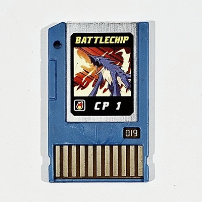 Mega Man Network Advanced PET Battle Chip CP 1 #019 HEAT SHOT Rockman Game