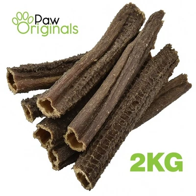 PAW ORIGINALS 2KG Air Dried Buffalo Beef Tripe Sticks for Dogs 100% Natural Chews | UK BRAND