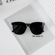 GENTLE MONSTER JACKIE 01 Sunglasses Black Frame Square Authentic with Box