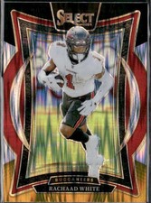 2024 Panini Select #88 Rachaad White Black & Orange Prizm Shock