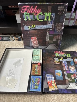 Filthy Rich Board Game - Wizards Of The Coast 1998. Richard Garfield Rare. MtG