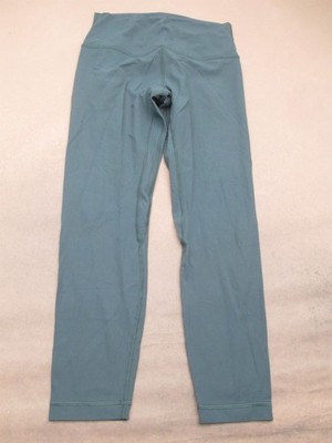 Lululemon Size 8 Womens Green Compression Pull On Activewear Sport Leggings 380
