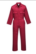 Portwest S999 Boiler Suit Red Medium Work Coverall – New With Tags