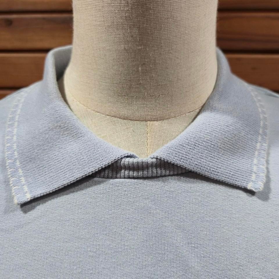 Vintage Womens Med Grannycore Winter Collared Crewneck Sweatshirt Polarbear image 6