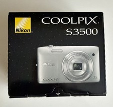 Nikon COOLPIX S3500 20.1MP 7x Optical Zoom Digital Camera Silver NEW In BOX