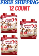 Premier Protein Shake, Cinnamon Roll, 30g Protein, 11 Fl Oz, 12 Ct