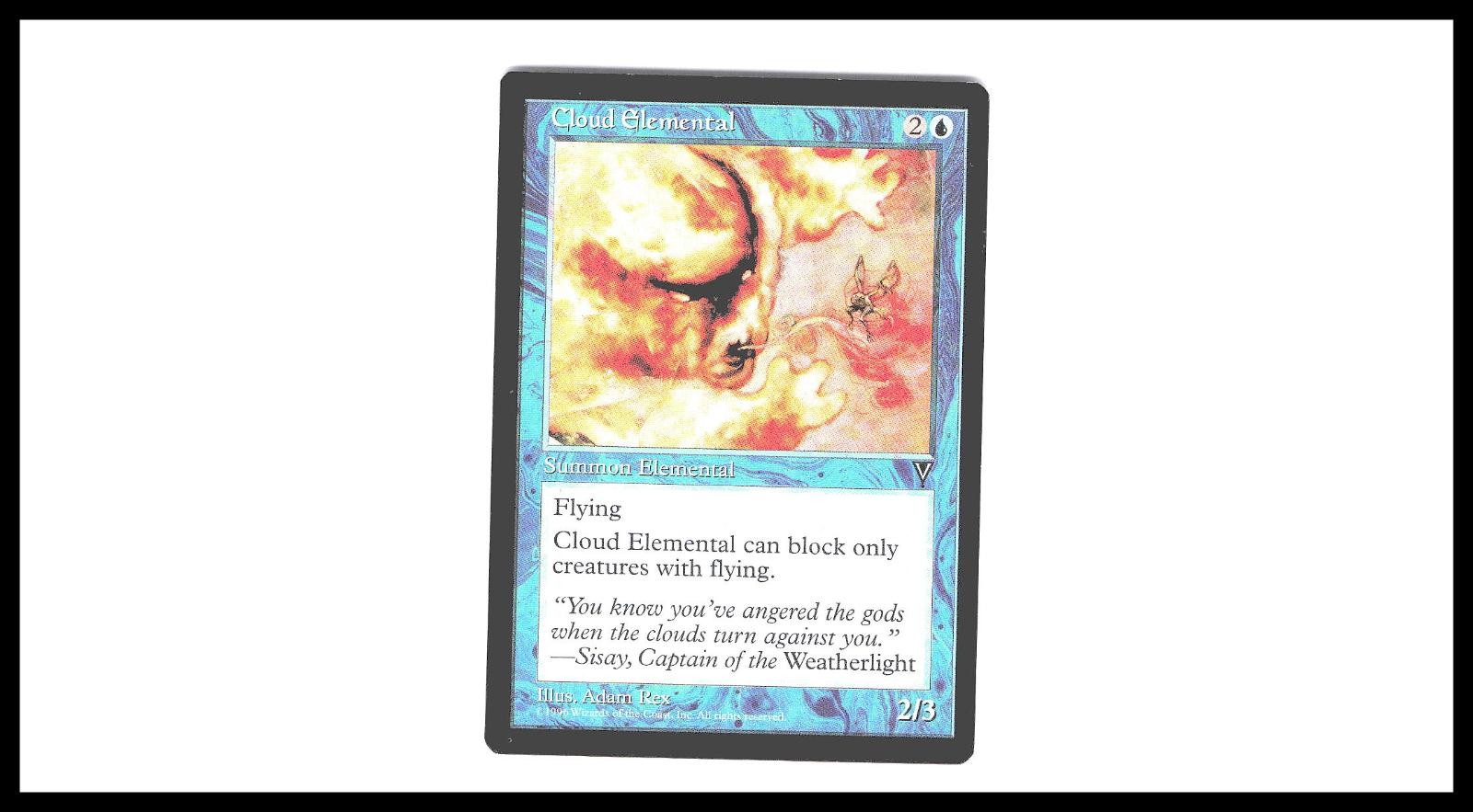 Cloud Elemental 5 Common Beatdown Box Set Magic: The Gathering Lightly Played