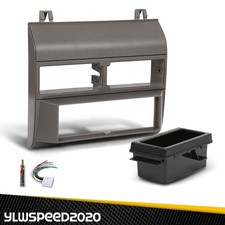 Fit For 1988-1994 Chevy GMC Trucks Radio Dash Pocket Bezel Kit Mount Trim Gray