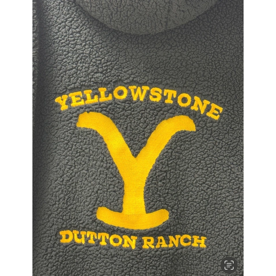 Yellowstone Dutton Ranch G.I.L.I. Chaqueta Abrigo Sherpa Petite XL/1X con Capucha Foto 4 de 4
