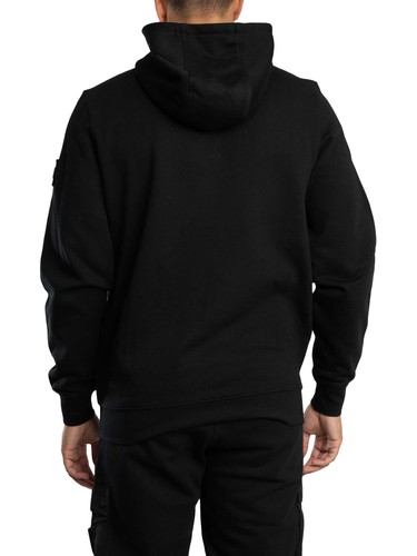 Weekend Offender Men's Daponte Zip Hoodie, Black - Picture 3 of 6