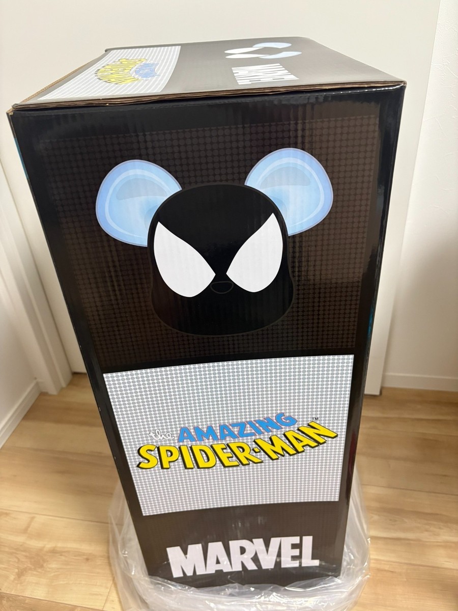 BE@RBRICK SPIDER MAN BLACK COSTUME 1000 % Medicom Toy