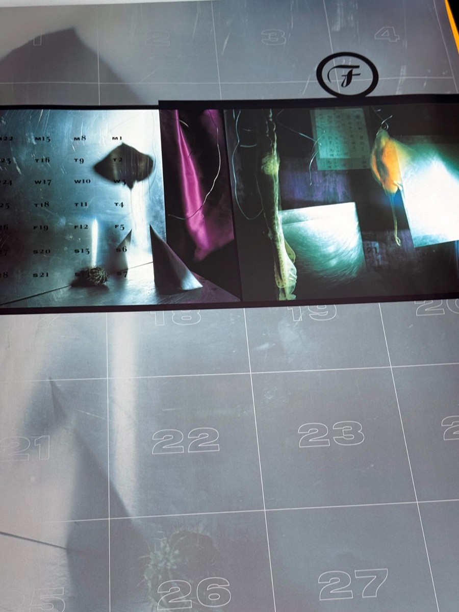 1993 Vaughan Oliver/4AD Records UK/23 Envelope Anantomy Calendar