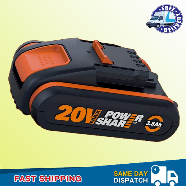 3,8Ah 20V Max Akku FüR Worx Original Ersatzakku WA3553 WA3556 WA3551 Li-Ion Akku-image