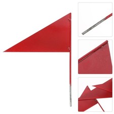 4 Pcs High Visibility Field Markers Custom Marking Flags Construction