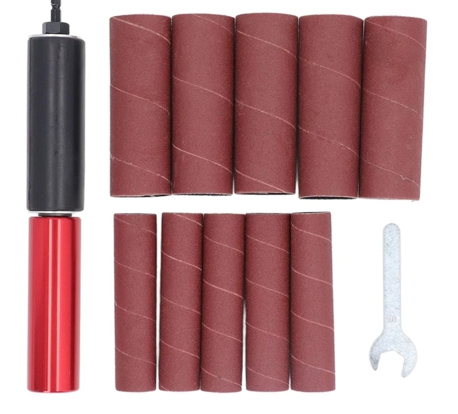 Spindle Sander Adapter 1.5in Mandrel Drill Sanding Mandrel Kit For Wood Metal☜