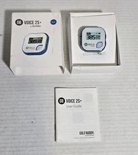 GolfBuddy GB Voice 2S+ Talking GPS Golf Rangefinder - Blue NEW (READ)