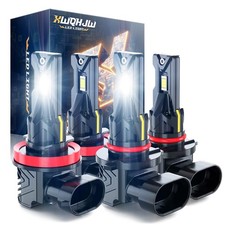 4x 9005 H11 Combo LED Headlight High Low Beam Bulbs Kit 6000K Super White Bright