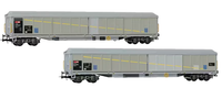 Rivarossi HR6650 Sbb Set 2 Schiebewandwagen 4 Achsen Habils