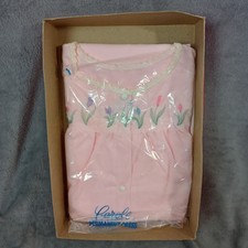 Vintage Carole Pajamas Pink Large In Plastic Original Box In READ DESCRIPTION