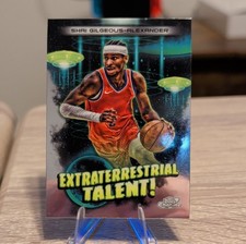Topps 2023-24 Cosmic Chrome Extraterrestrial Talent Shai Gilgeous-Alexander #ET…