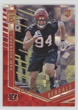2018 Donruss Elite Rookies Red 101/199 Sam Hubbard #114 y5a