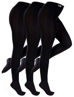 Damen Thermo Strumpfhosen , THMO , 3 Paar Weiche Strumpfhosen für Winter - Bild 1 von 2