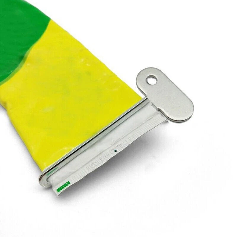 Metal Tube Toothpaste Squeezer Key Roller Dispenser Wringer Bathroom Supplies - Image 2 of 4