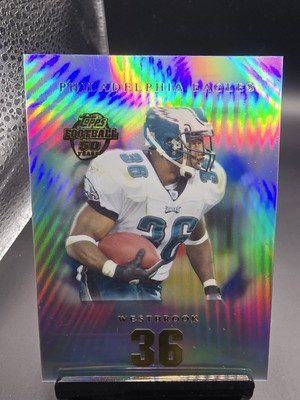 2005 Topps Box Topper Tribute #47 Brian Westbrook /1199 - Philadelphia Eagles 