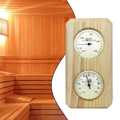Wandmontage Hygrometer Sauna Thermometer Dampfbad für Gewächshäuser Einzelger