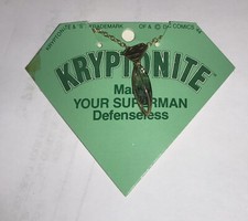 Vintage SUPERMAN Necklace chain 15 Logo Licensed New Gold Plated