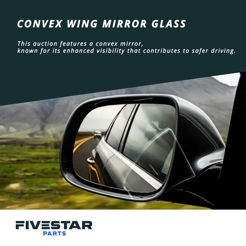 Right Driver side wing mirror glass for Volvo C30 2010-2013 Heated - Picture 2 of 6