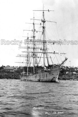 TRR-21 White Star Line, Segelschulschiff, Mersey um 1910. Foto
