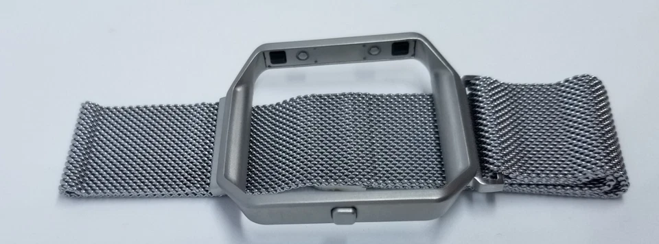 批量 25 件 ~ Fitbit BLAZE 表带 ~ 钢米兰尼斯环 ~ 网眼 ~ NIP 跳蚤市场 — 第 4/4 张图片