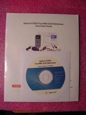 Agilent U1253A True RMS OLED Multimeter Product Reference CD & Quick Start Guide