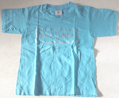 B&C Collection Exact 190 Kids   Jungen Shirt T-Shirt blau Gr 110 / 116 5-6 Jahre