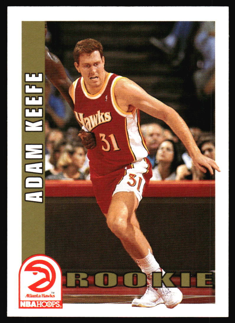 1992-93 Hoops Adam Keefe Rookie #352 Atlanta Hawks