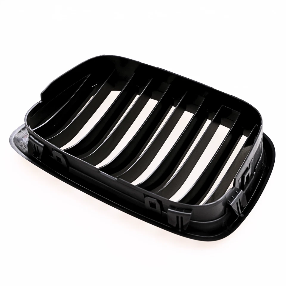 Par de rejillas de doble listón negras mate para BMW Serie 3 E39 1996-2003 Foto 4 de 4