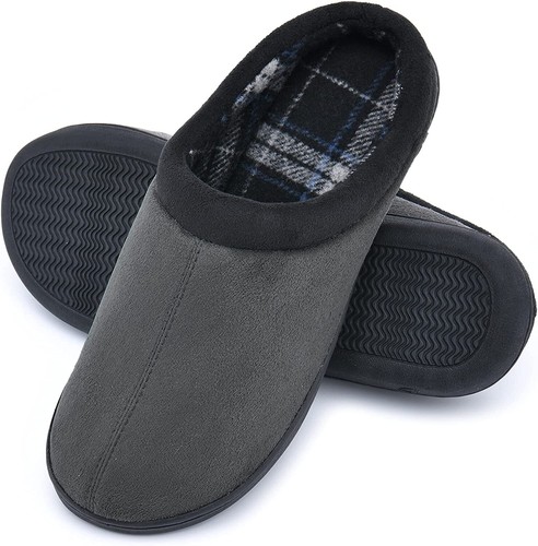 LORDFON Memory Foam Mens Slippers Slip 