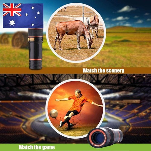 Universal12x Optical Zoom Camera Telescope Lens with Clip for Mobile Phone