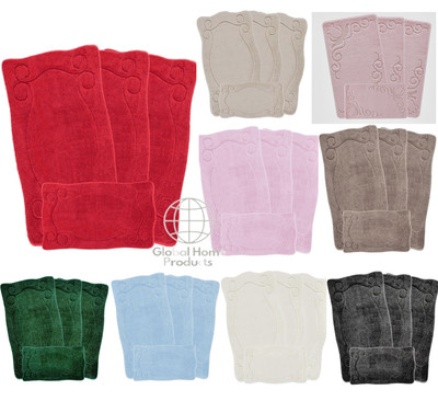 4-teiliges waschbares Matten-Set Wohnwagen Tourer Größen 67x120cm Design Romany Gypsy
