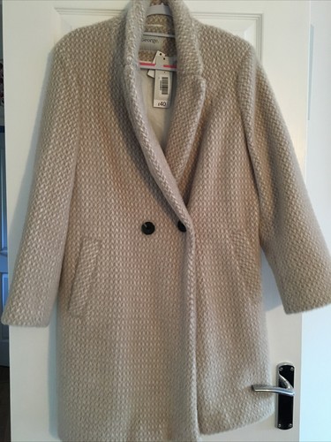 George Beige Cream Coat Size 14 New Nwt 