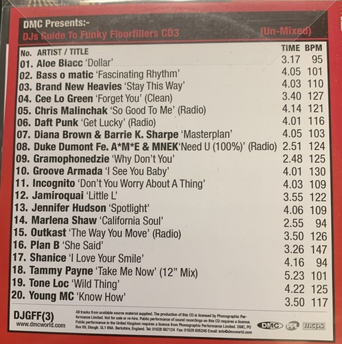 DMC DJs Guide To Funky Floor-Fillers Volume 3 - Picture 2 of 2
