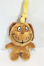 Dr Seuss Grinch Max Reindeer 12" Plush Stuffed Toy Beanie Feet 2022 Aurora