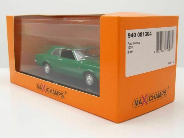 Maxichamps 1:43 Ford Taunus Tc Saloon 1970 GrüN Metall 940081304-image