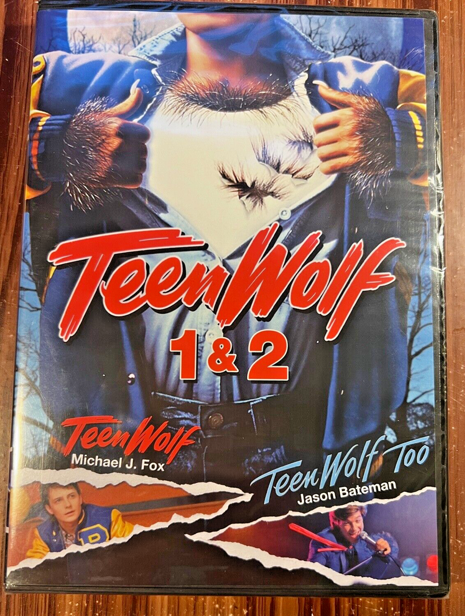 Teen Wolf 1 & 2 DVD Michael J. Fox Jason Bateman Too Horror